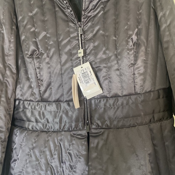 Giorgio Armani Shimmering Double Stand Up Collar Zip Jacket New With Tags - Picture 6 of 16